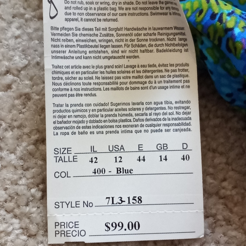 Gottex (Chadwicks) swimsuit including sarong - Picture 3 of 7